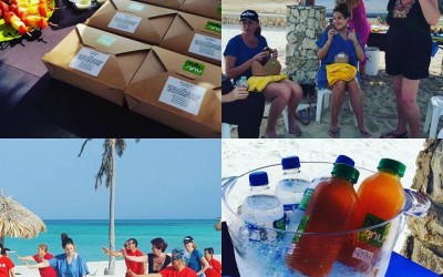 We love working to promote Aruba on the Aruba Wellness Month!