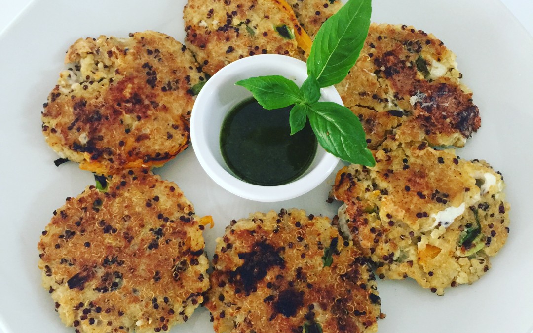 Easy Quinoa Latkes by Nutzi